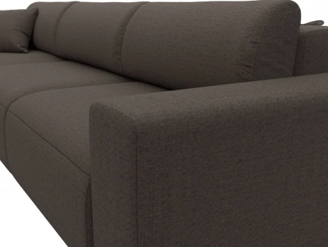 Диван угловой Лига-036 НПБ Классик Лонг левый угол Лига Диванов (Рогожка) арт.124678L