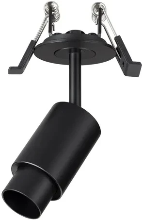 Мебельный точечный светильник ART-NEMO-BUILT-ZOOM-R29.5-2W Warm3000 (BK, 15-45 deg, 24V) (Arlight, IP20 Металл) 049769 (LED)