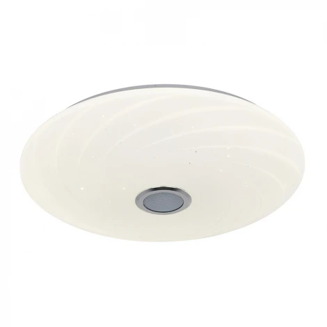 Светильник светодиодный накладной, диммируемый, с ПДУ, Встроенная Bluetooth колонка, RGB Uniel ULI-D291 72W/SW+RGB/50 MERCURY