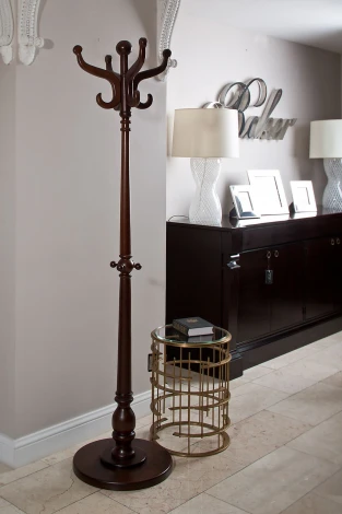 Вешалка напольная В 1Н тёмно-коричневый Mebelik арт.000132