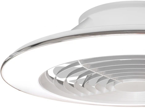 Потолочная люстра светодиодная с вентилятором с пультом и управлением смартфоном регулировкой цветовой температуры и яркости Alisio 7490 (220V, круглые)