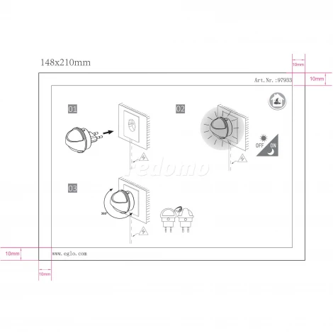 Ночник Eglo Tineo 97933