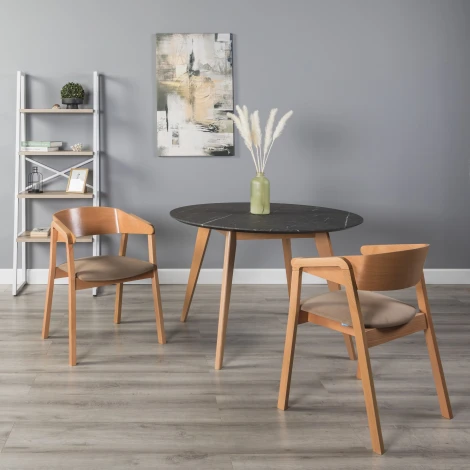 Кресло Dalia Beige/Натур R-Home арт.400012310h_diagbeige_natur