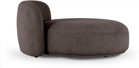 Кушетка Fabro ОГОГО (арт.863558), (Ткань,Букле/Коричневый)