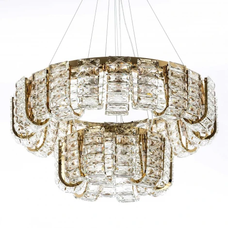 Подвесная люстра хрустальная Modelux MODELUX ML.755.36 GD