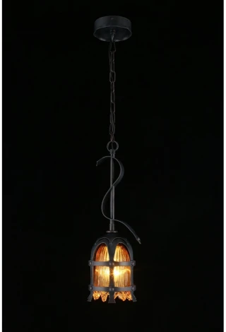 Подвесной светильник Aployt Simona APL.500.06.01 (220V, на цепи, под старину, факел)