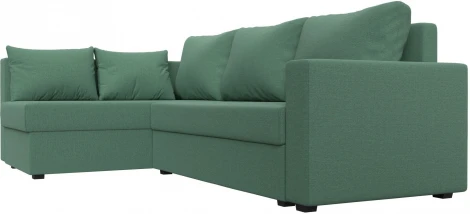 Диван угловой Мансберг левый угол (Зеленый/Рогожка) Лига Диванов арт.121540L