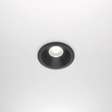 Встраиваемый светильник Zoom 4000K 1x12Вт 60° IP 65 LED Maytoni Technical DL034-L12W4K-B (220V, круглые)