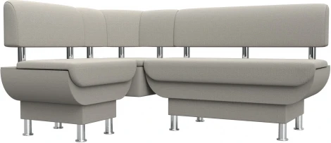 Диван кухонный угловой Альфа левый угол Лига Диванов (Рогожка) арт.123963L