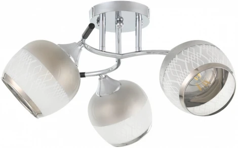 Потолочная люстра на штанге Arte Milano AMALFI-325885 325985/3 CR+BK (220V)