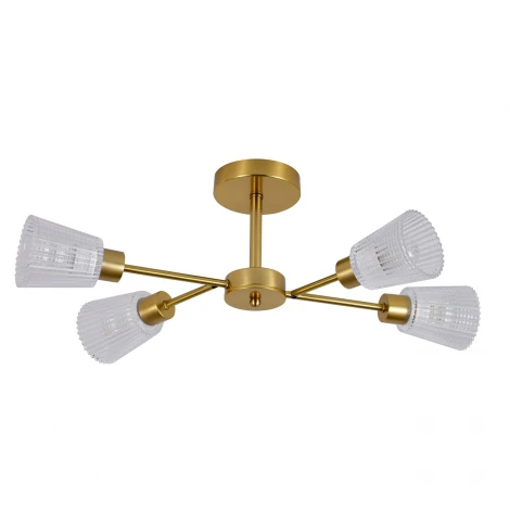 Потолочная люстра на штанге 150002/4R E14*40W Copper Escada Breeze ES0000030