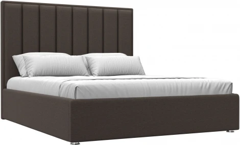 Кровать интерьерная Афродита 160 (Коричневый/Рогожка) Лига Диванов арт.123053