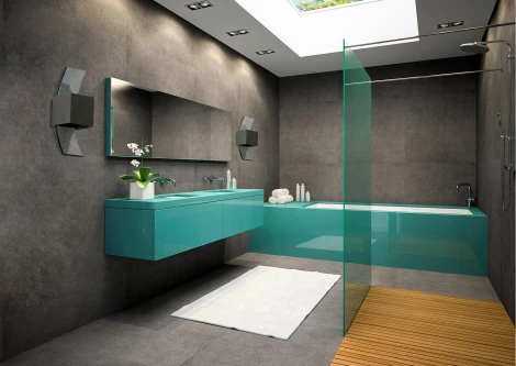 Настенный светильник Lampex Vitrum 727/K CZA