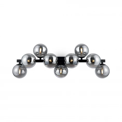 Бра Maytoni Dallas MOD547WL-09B (220V, шарики, молекулы)