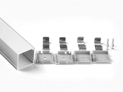 Профиль для светодиодной ленты накладной 2м LEDS POWER 008493