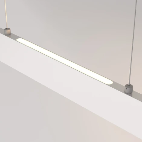 Подвесной светильник Step 3000K 1x23Вт 120° LED Maytoni Technical P010PL-L23W (220V, на тросе)