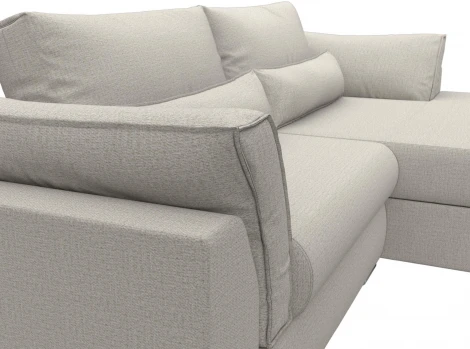 Диван угловой Пекин угол правый Лига Диванов (Рогожка) арт.122945