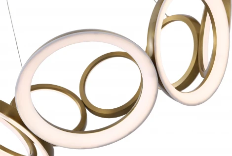 Подвесной светильник Zortes Olimpia ZRS.30101.112 (LED, 220V, пульт управления, на тросе, круглые)