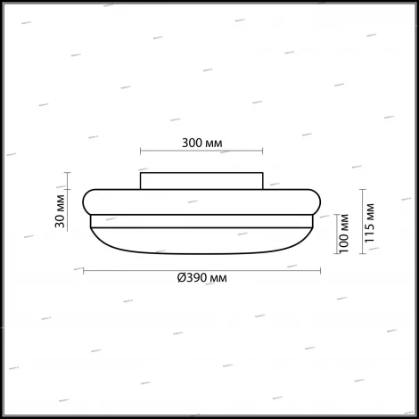 Настенно-потолочный светильник Odeon Light Ibra 2401/3C
