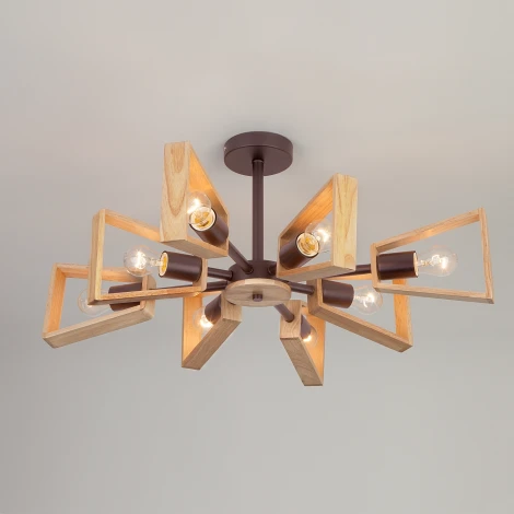 Потолочная люстра Eurosvet Klark 70056/8 черный (220V)