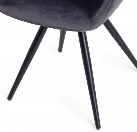 Кресло BOEING ( mod. 9120) / 1 шт. в упаковке Tetchair (Металл,Вельвет/Серый,Черный) арт.19041