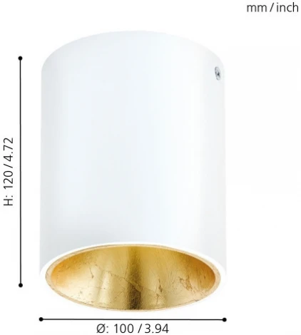 Потолочный светильник круглый Eglo Polasso 94503 (LED, 220V)