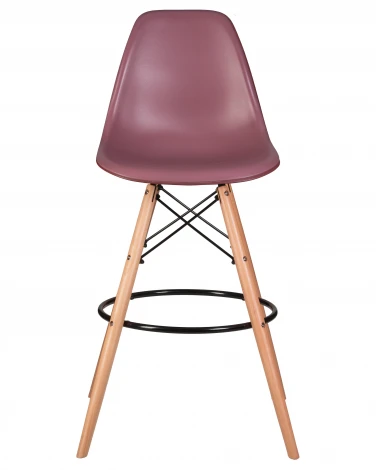 Стул барный DSW BAR (ножки светлый бук, цвет пыльная роза (NX-P-11))