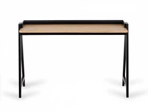 Стол рабочий Laptop ОГОГО 693424 (черный, натуральный)