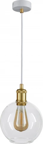 Подвесной светильник 33 ИДЕИ PND105.01.4GO.002.WH-S13TR (220V, на проводе, шар)