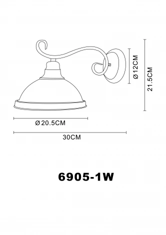 Бра Globo SASSARI 6905-1W