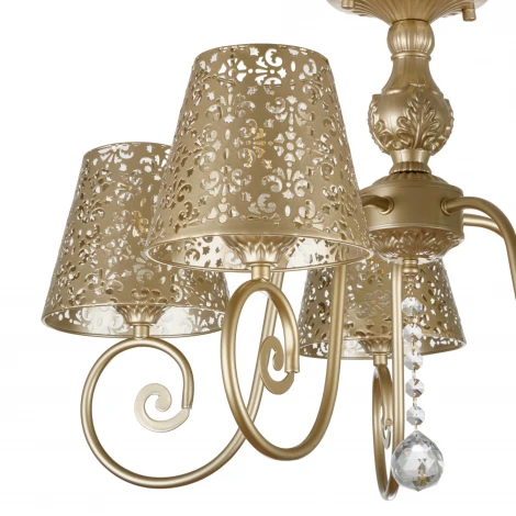 Потолочная люстра на штанге MyFar Luna MR1314-5C (220V, подвески)