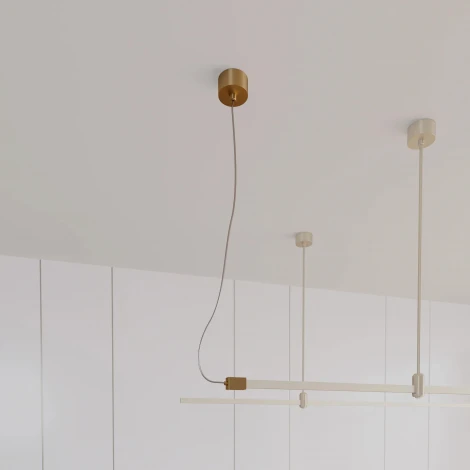 Потолочная чаша с питанием ART-APRIORI-CANOPY-SIDE-L5000-POWER (GD) (Arlight, IP20 Металл) 049336 (48V)