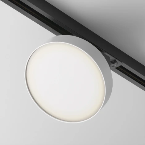 Трековый светильник Zon Unity 4000K 12Вт 110° LED (однофазный) Maytoni Technical TR043-1-12W4K-W (220V, круглые)