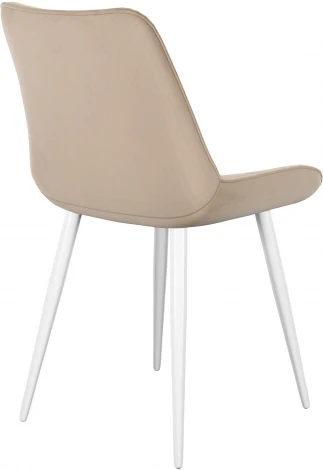 Стул DikLine 226 поворотный B03 BEIGE, ножки белые арт.00-00073764