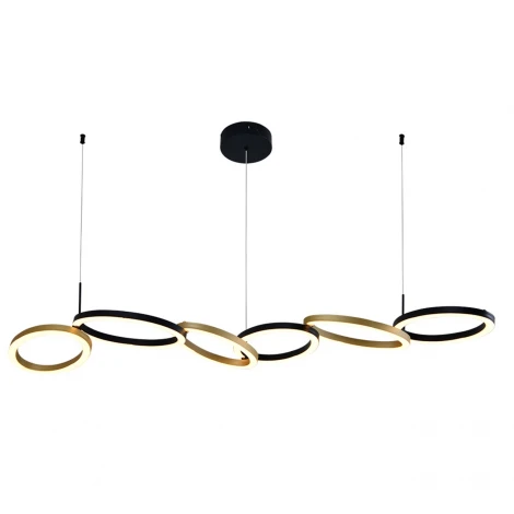 Подвесной светильник Anello  V000215L (14034/C/6P Black)