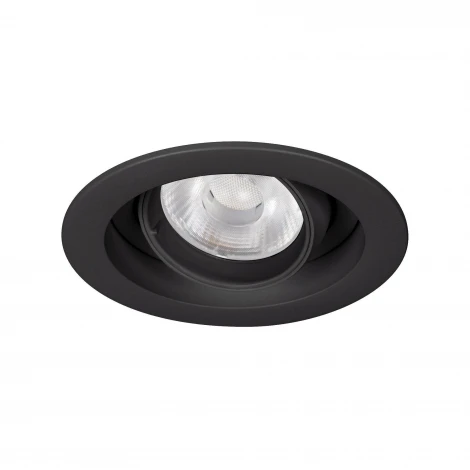 Встраиваемый светильник светодиодный MS-VORTEX-BUILT-R90-12W Warm3000 (BK-BK, 20 deg, 230V) (Arlight, IP20 Металл) 058426