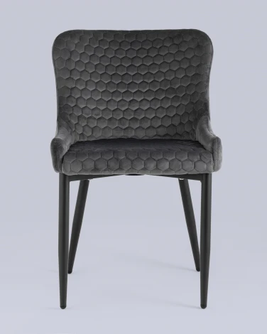 Стул Stool Group Ститч Хани велюр серый УТ000031316