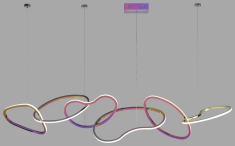 Подвесной светильник Vanessa WE449.06.903 Wertmark (LED, 220V, кольцо)