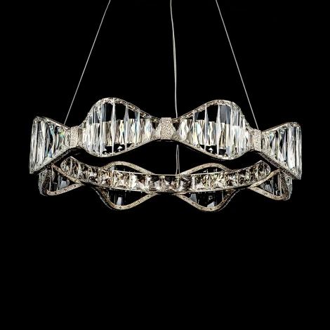 Подвесная люстра светодиодная хрустальная Modelux MODELUX ML.785.600 CP