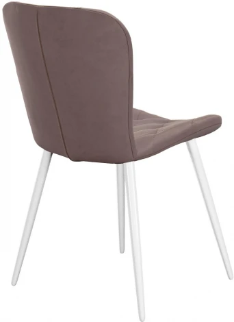 Стул DikLine 303 B5 LATTE, ножки белые