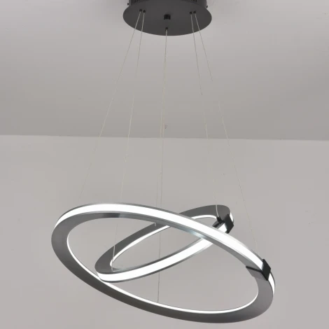 Подвесной светильник iLedex Vision 9225-8+5SD GR+BK (220V, на тросе)