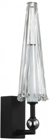 Бра Odeon Light Fungo 5429/5WL черный матов./прозрачный/металл/стекло/акрил LED 5W 3000K 350Лм (220V, зонтик)