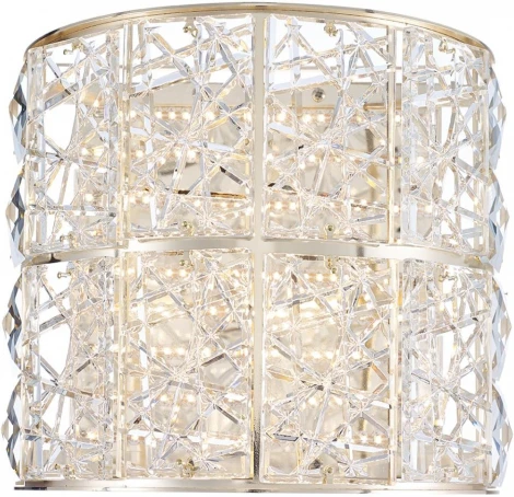 Бра Odeon Light Version 5071/32WL золото/прозрачный/металл/хрусталь/стекло LED 15W (220V)