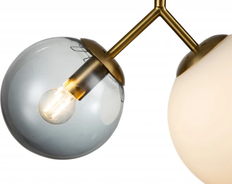 Подвесной светильник Duetto V000113 (11023/2P Bronze) (220V, на проводе, шар)