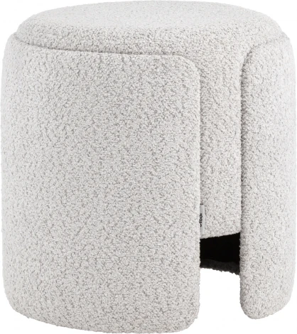 Пуф Taks букле светло-серый Stool Group арт.УТ000039393