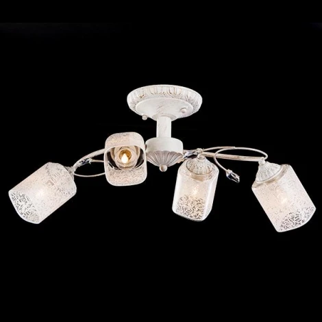 Потолочная люстра Eurosvet 30053 30053/4 белый с золотом