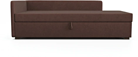 Диван-кровать Arsko Велес Угол левый велюр коричневый