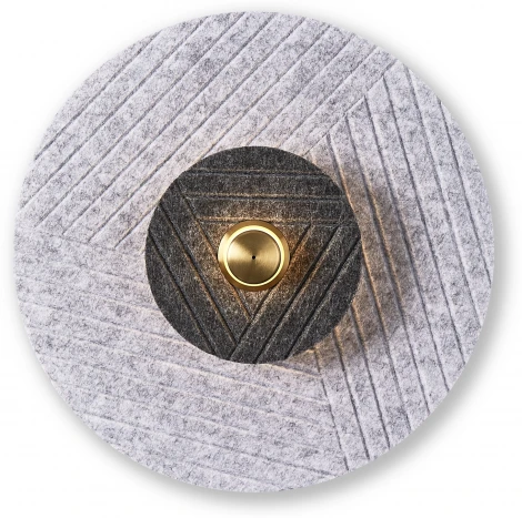 Настенный светильник Freya Acoustic FR5494WL-L4GR (LED, 220V, круглые)