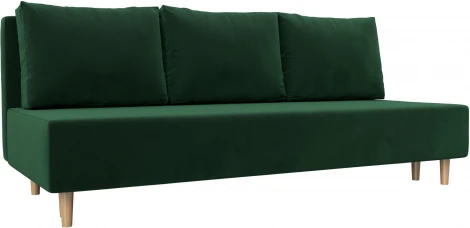 Диван прямой Лига-033 (Зеленый/Велюр) Лига Диванов арт.121091