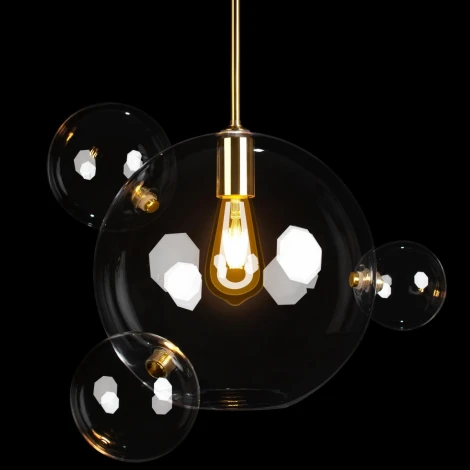 Подвесной светильник Loft It Bolle 2034-P4 (220V, на проводе, шарики, молекулы)